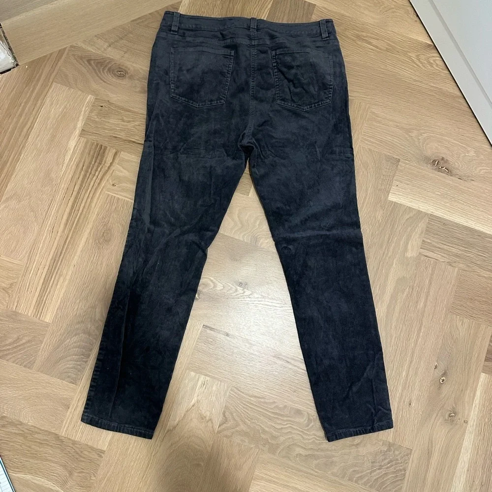 Eileen Fisher Grey Corduroy Pants - Picture 5 of 5